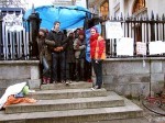 Senate House Passage Blockade, the entrance to the occupation.