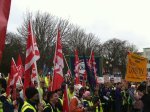 The rally last month at the Civic Centre