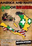 Haiti - Aid or Invasion (Public meeting poster)