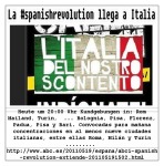 spanishrevolution llega a Italia