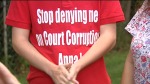 Stop denying me on court corruption
