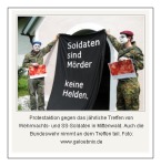 Protest gegen die Bundeswehr !!!