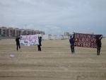 Banners on the beach