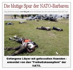 Blutige Spur der NATO-Barbaren