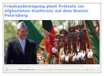 Friedensbewegung Proteste Petersberg