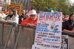 Remploy demonstrator at rally