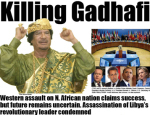 Libyan leader Muammar Gaddafi Lion Of Africa