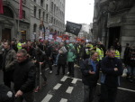 March from Bishopsgate to Cannon St