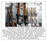 Confiscated terrorists weapons - Syria