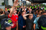 March for England - Nazi salute