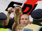 EDL Walthamstow - Nazi salute!
