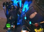 Undercover cops attack protestors in Madrid