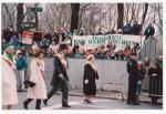 A protest at the NY St Patrick's Day parade (1992)
