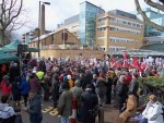 Rally outside the Whittington