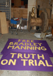 new banners painted and drying last night