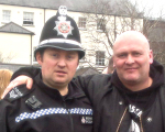 Wayne Baldwin + South Wales Police Officer 3896