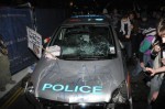 3 points = vandalised police car