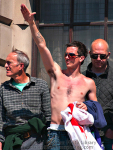 EDL Nazi salute, London 27 May 2013 (close-up on the same saluter)