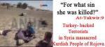 Kurds fleeing FSA massacre on July 29
