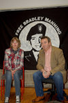 Chelsea Manning's Mum Susan meets Gerry Conlon of the Guildford Four