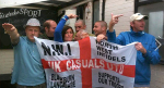 Casuals United make Nazi salute