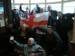 EDL inside The Rose and Crown pub