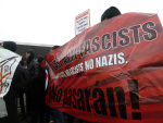 Anti-fascists protest