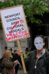 Leader of Newport Council Bob Bright welcomes warmongers
