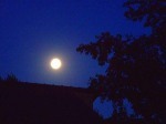 A full Moon illuminated the scene later...