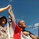 John Connolly with Alan Turpin Smith - North East EDL
