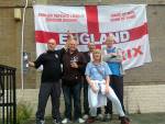 John W Hill with North East EDL members