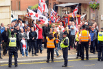 Kevin Bannon at North East EDL demo in Middlesbrough