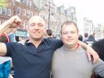 Shaun Ramsay and Tony Hamlinton at North East EDL demo 25th May