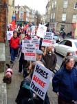 Heading up Trumpington Street.