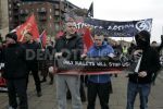 Jak Peter Smith with Micky Hopa Kirkley and Charlie Marston at White Man March