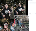 Sarah Hebden with Neo-Nazis and NF/NA members at informal gathering/meeting