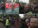 David Kirby's stunt which caused Pegida UK to assume he was a 'red' and attack