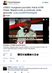 Tommy Robinson, Caught Shamelessly Tweeting White Supremacist Videos