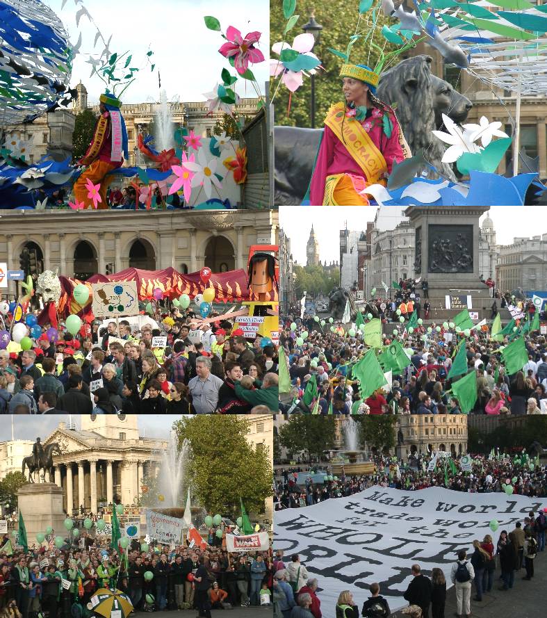 More pics from anti-wto Trade Justice Parade, london, 3rd nov