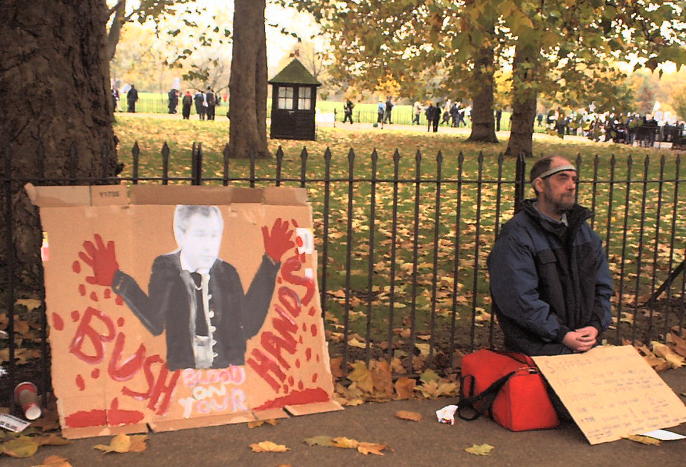 Photographs of the Anti-War demo 18th November
