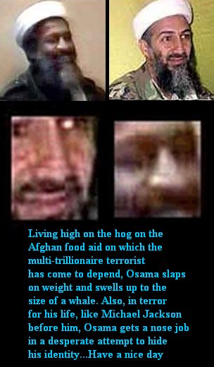 Osama gets nose job