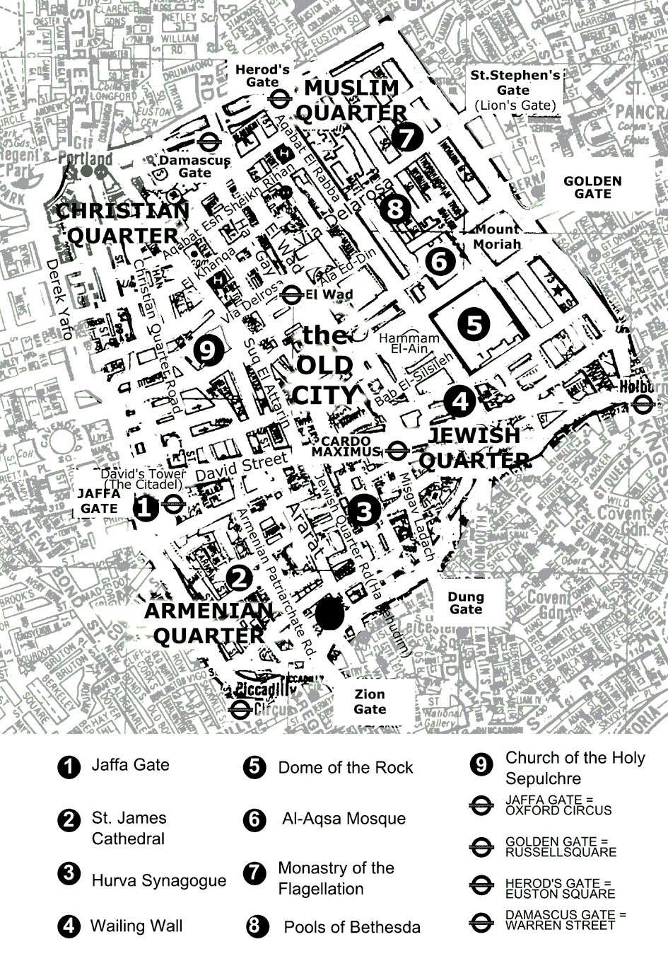 new map of London