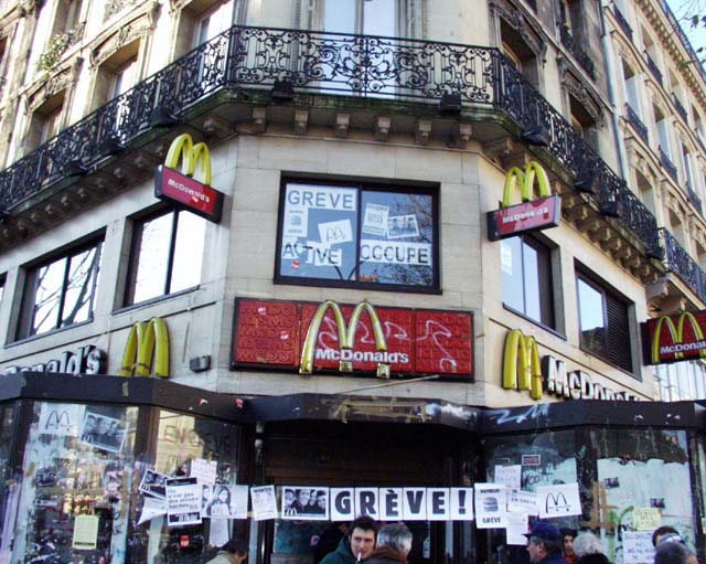 McDonald's Paris: Striking, Occupying and Winning