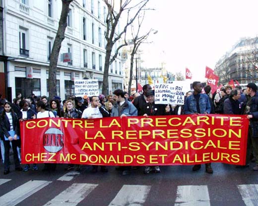 McDonald's Paris: Striking, Occupying and Winning