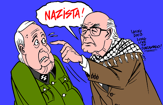 Jose Saramago compares Israel with nazis (cartoon+article)