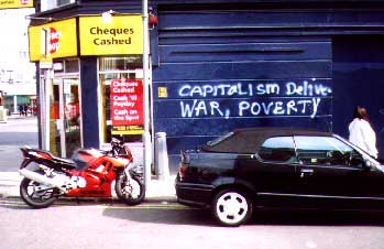 Anti-Capitalst Tags in North West London