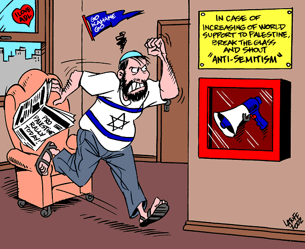 ANTI-SEMITIIIIIIIIIIIIIISM!!! (cartoon by Latuff)
