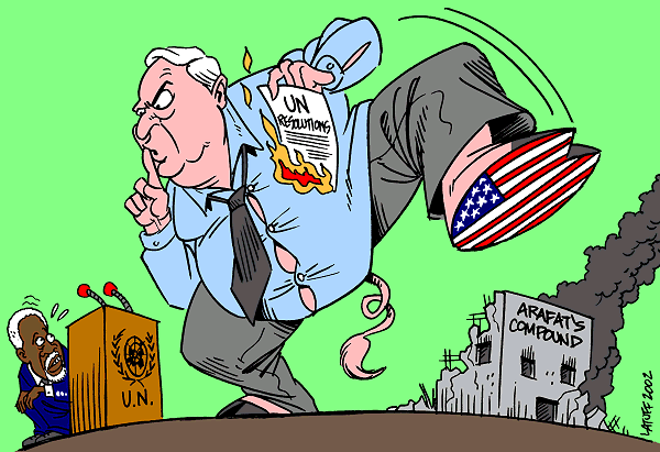 Israel: Above the Law (by Latuff)