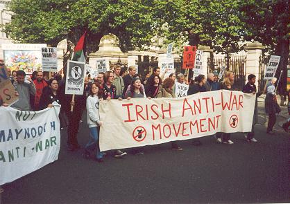Photos of Irish Anti War Demo