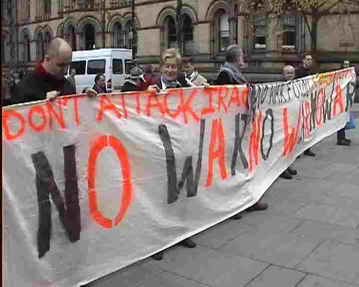 Photos of Oct 31st Manchester Day of Action Against War